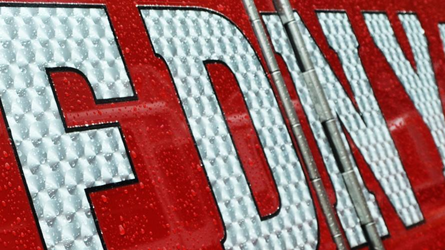 New York License Plate RETIRED Firefighter Fireman Red Lives Matter